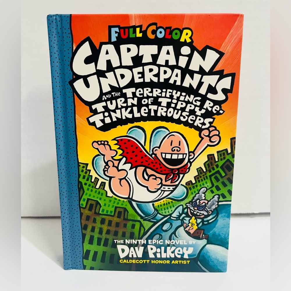Captain Underpants Full Color New Book The Terrifying Return of Tippy Tinkle NEW